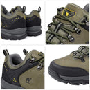 GOLDEN CAMEL Sapatos de caminhada para homens, à prova d'água, botas de caminhada de cano baixo, sapatos de couro para trekking, tênis masculinos para caminhada, novos