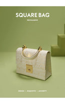 Bolsa Feminina BAFELLI NOVA MODA ESTILO ELEGANTE BOLSA DE OMBRO EM COURO LEGÍTIMO DOURADO MARCA DE LUXO 2026
