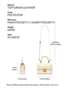 Bolsa Feminina BAFELLI NOVA MODA ESTILO ELEGANTE BOLSA DE OMBRO EM COURO LEGÍTIMO DOURADO MARCA DE LUXO 2026
