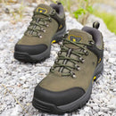 GOLDEN CAMEL Sapatos de caminhada para homens, à prova d'água, botas de caminhada de cano baixo, sapatos de couro para trekking, tênis masculinos para caminhada, novos