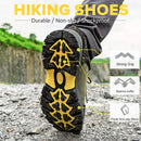 GOLDEN CAMEL Sapatos de caminhada para homens, à prova d'água, botas de caminhada de cano baixo, sapatos de couro para trekking, tênis masculinos para caminhada, novos