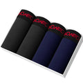 4pcs boxer shorts homem calcinha masculina boxer roupa interior de algodão para o sexo masculino casal sexy conjunto calecon tamanho grande lote macio