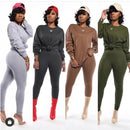 two piece set women 2 piece set stacked leggings clothes for women outfits stacked pants tracksuit female fall clothes 2025