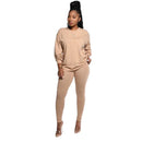two piece set women 2 piece set stacked leggings clothes for women outfits stacked pants tracksuit female fall clothes 2025