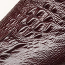 Moda masculina sapatos casuais de couro padrão de crocodilo sapatos de luxo deslizamento-em sapatos de casamento brogues de couro tamanho grande 38-48