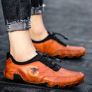 Novos Sapatos Casuais Masculinos 2026, Confortáveis e de Moda, Sapatos de Couro de Alta Qualidade, Sapatos de Condução Masculinos, Sapatos Planos Feitos à Mão, Tamanho 48
