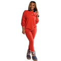two piece set women 2 piece set stacked leggings clothes for women outfits stacked pants tracksuit female fall clothes 2025