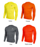 KELME Camisetas masculinas para corrida, camisas de compressão, musculação, esportes, mangas compridas, exercícios, treino, fitn