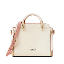 Bolsa de Ombro Feminina FOXER em Couro Rachado, Bolsa Elegante, Nova Bolsa Tote Grande Feminina 2026, Bolsa Transversal de Design Luxuoso