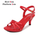 Sandálias de salto alto Peep Toe para mulheres, corrediças sensuais para festas de boate, sapatos cruzados, saltos finos, cor doce, tamanho grande 43, verão