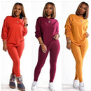 two piece set women 2 piece set stacked leggings clothes for women outfits stacked pants tracksuit female fall clothes 2025