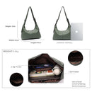 Sc luxo feminino couro crossbody saco grande casual bolsa de ombro alça larga bolsa feminina diariamente 100% couro genuíno hobo saco
