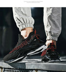 Tênis de corrida respirável de luxo masculino, tênis masculino, treinador casual, mocassins de corrida, moda
