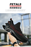Tênis de corrida respirável de luxo masculino, tênis masculino, treinador casual, mocassins de corrida, moda