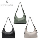 Sc luxo feminino couro crossbody saco grande casual bolsa de ombro alça larga bolsa feminina diariamente 100% couro genuíno hobo saco
