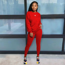 two piece set women 2 piece set stacked leggings clothes for women outfits stacked pants tracksuit female fall clothes 2025