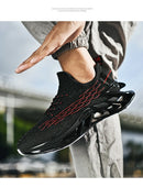 Tênis de corrida respirável de luxo masculino, tênis masculino, treinador casual, mocassins de corrida, moda