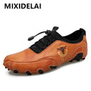 Novos Sapatos Casuais Masculinos 2026, Confortáveis e de Moda, Sapatos de Couro de Alta Qualidade, Sapatos de Condução Masculinos, Sapatos Planos Feitos à Mão, Tamanho 48