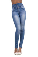 Mulheres jeans preto push up lápis denim calças senhoras vintage cintura alta casual estiramento magro mãe jean magro femme