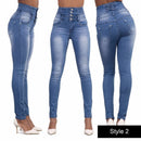 Mulheres jeans preto push up lápis denim calças senhoras vintage cintura alta casual estiramento magro mãe jean magro femme