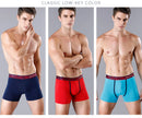 4pcs boxer shorts homem calcinha masculina boxer roupa interior de algodão para o sexo masculino casal sexy conjunto calecon tamanho grande lote macio