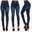 Mulheres jeans preto push up lápis denim calças senhoras vintage cintura alta casual estiramento magro mãe jean magro femme