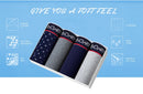 4pcs boxer shorts homem calcinha masculina boxer roupa interior de algodão para o sexo masculino casal sexy conjunto calecon tamanho grande lote macio