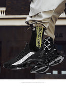 Tênis de corrida respirável de luxo masculino, tênis masculino, treinador casual, mocassins de corrida, moda