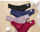 5 pçs/set algodão lingerie calcinha sexy roupa interior feminina tangas cuecas femininas calcinha tanga biquíni sólido 13 cores