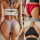 5 pçs/set algodão lingerie calcinha sexy roupa interior feminina tangas cuecas femininas calcinha tanga biquíni sólido 13 cores