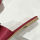 Nova moda cetim chinelos de casamento luxo feminino peep toe quarto sandálias casa sapatos de noiva dama de honra com arco de seda