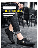 Novos Sapatos Casuais Masculinos 2026, Confortáveis e de Moda, Sapatos de Couro de Alta Qualidade, Sapatos de Condução Masculinos, Sapatos Planos Feitos à Mão, Tamanho 48