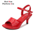 Sandálias de salto alto Peep Toe para mulheres, corrediças sensuais para festas de boate, sapatos cruzados, saltos finos, cor doce, tamanho grande 43, verão