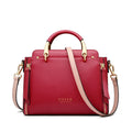 Bolsa de Ombro Feminina FOXER em Couro Rachado, Bolsa Elegante, Nova Bolsa Tote Grande Feminina 2026, Bolsa Transversal de Design Luxuoso