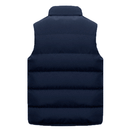 Colete masculino jaqueta quente sem mangas inverno à prova dwaterproof água casaco com zíper outono gola alta casual roupas de marca