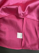 2026 Spring Solid Color Satin Imitation Silk Irregular Off-Shoulder One-Neck Pullover Sleeveless Shirt for Women European and American Fashion