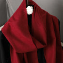 62 cores sólidas mulheres cachecol de inverno quente engrossar xale de caxemira moda ao ar livre luxo borlas pashmina senhora envoltório cachecóis à prova de vento