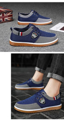 Melhor venda sapatos casuais masculinos vulcanizados mocassins de trabalho malha leve homem sapatos esportivos sapatos de lona para homem