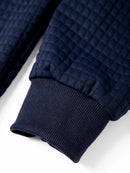 New Autumn Men's Hoodie Waffle Pattern Long Sleeve Sweatshirt Solid Color Casual Warm Pullover Outdoor Sportswear Men's Clothing