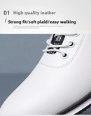 Sapatos Casuais Masculinos Confortáveis e Respiráveis, Sola Macia, Ultra-Couro, Novo Estilo Primavera 2026, Bico Redondo, Salto Baixo