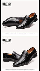 Homens de couro sapatos formais marca de luxo 2023 mocassins masculinos vestido respirável deslizamento em sapatos de condução pretos plus size 38-44