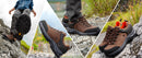 GOLDEN CAMEL Sapatos de caminhada para homens, à prova d'água, botas de caminhada de cano baixo, sapatos de couro para trekking, tênis masculinos para caminhada, novos