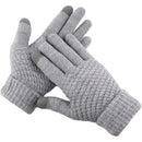 Winter-lined Gloves for Both Men and Women - Thickened Elastic Touch Screen Compatible, Cold-proof and Warm Gloves