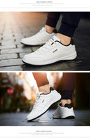 Yrzl sapatos masculinos primavera outono tênis de caminhada à prova dwaterproof água lazer masculino sapatos esportivos de couro antiderrapante calçado tênis para homem