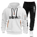 Conjunto Masculino de Moletom e Calça 2 Peças Primavera/Outono 2026, Novo, para Corrida ao Ar Livre, Corta-Vento, com Zíper, Quente, Roupa Esportiva Masculina