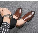 Designer masculino sapatos de couro marca luxo sola vermelha formal moda negócios diário casual festa banquete brogue vestido sapatos casamento