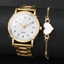Kit Relógio Feminino com Pulseiras — Quartzo Elegante