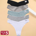 5 pçs/set algodão lingerie calcinha sexy roupa interior feminina tangas cuecas femininas calcinha tanga biquíni sólido 13 cores