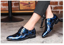 Sapatos masculinos de escritório com padrão floral, sapatos formais de couro de luxo, sapatos de casamento para noivo, sapatos oxford, vestido 37-50