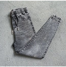 Coreano novo 2026 primavera outono perfuração quente jeans elásticos feminino solto de cintura alta haren denim calças femininas casuais jeans selvagens